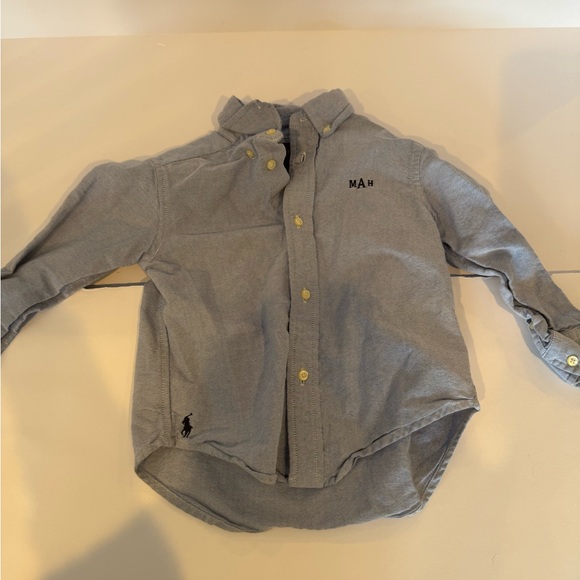 Ralph‎ Lauren Blue Button Down Toddler 2 Shirt - Picture 1 of 3
